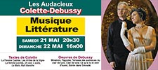 Il joue Debussy avec raffinement, elle dit Colette : Mathilde Maumont, Jean-Philippe Guillo