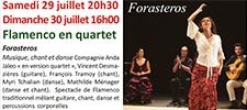 Forasteros Musique, chant et danse Compagnie Anda Jaleo « en version quartet »