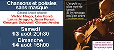 Gérard-André chante Hugo, Ferré, Aragon, Ferrat, Solovieff, et lui-même
